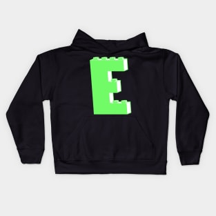 THE LETTER E, Customize My Minifig Kids Hoodie